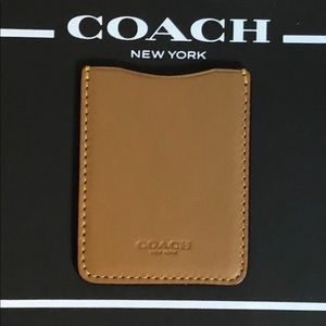 NWT Coach Phone Pocket Sticker